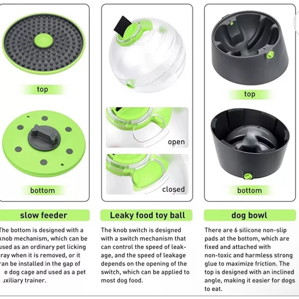 Multi Purpose Dog Feeder Toy For Slow Feeding Animal Training New NIB